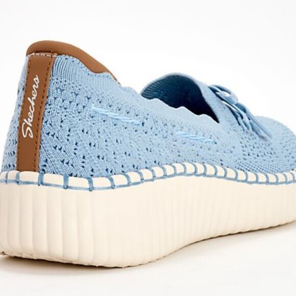 Skechers Wilshire Blvd Scalloped Knit Loafers - Knit Sail - Picture 3 of 5